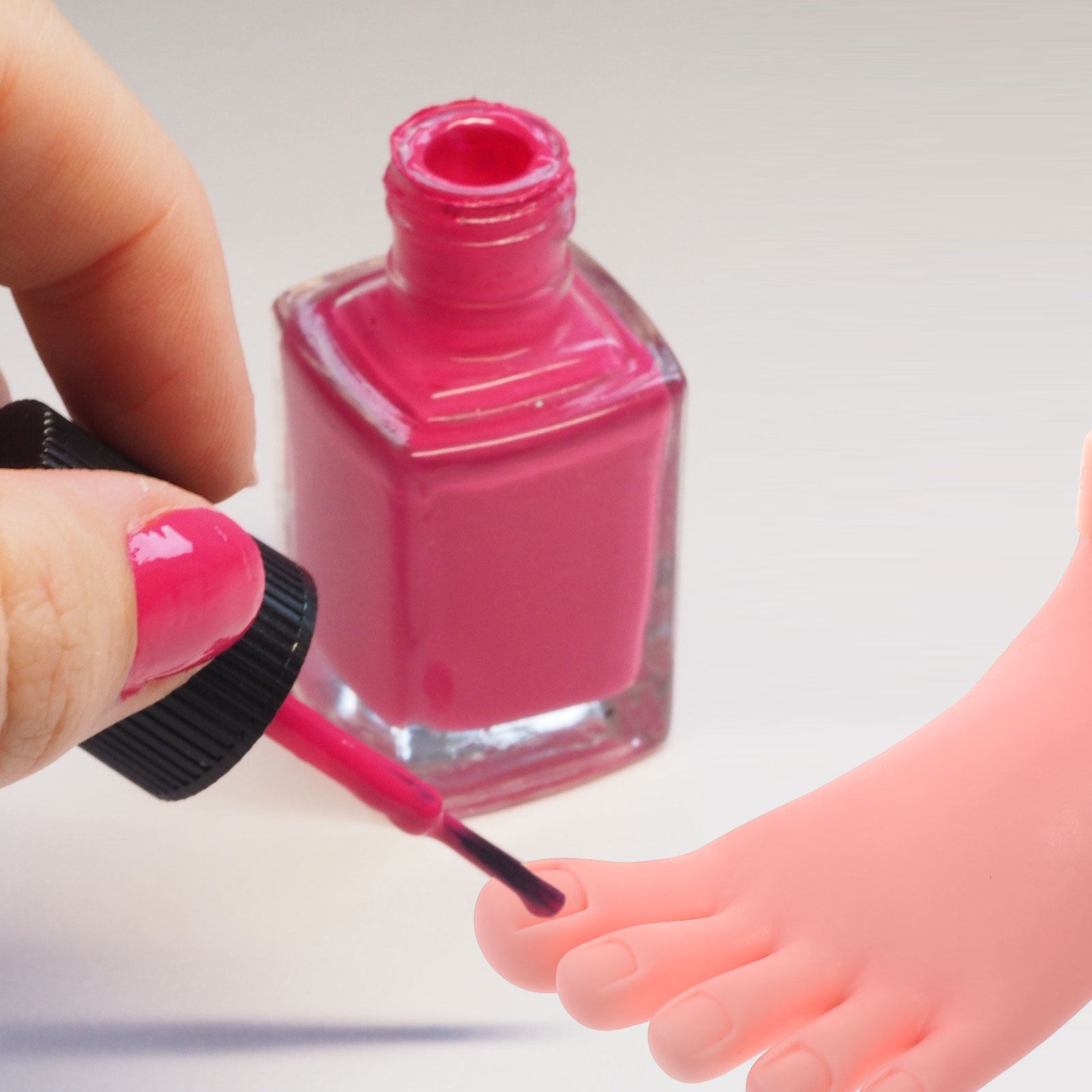 Nail Art Fake Nails - 2Pcs Manicure Training Fake Hand Foot