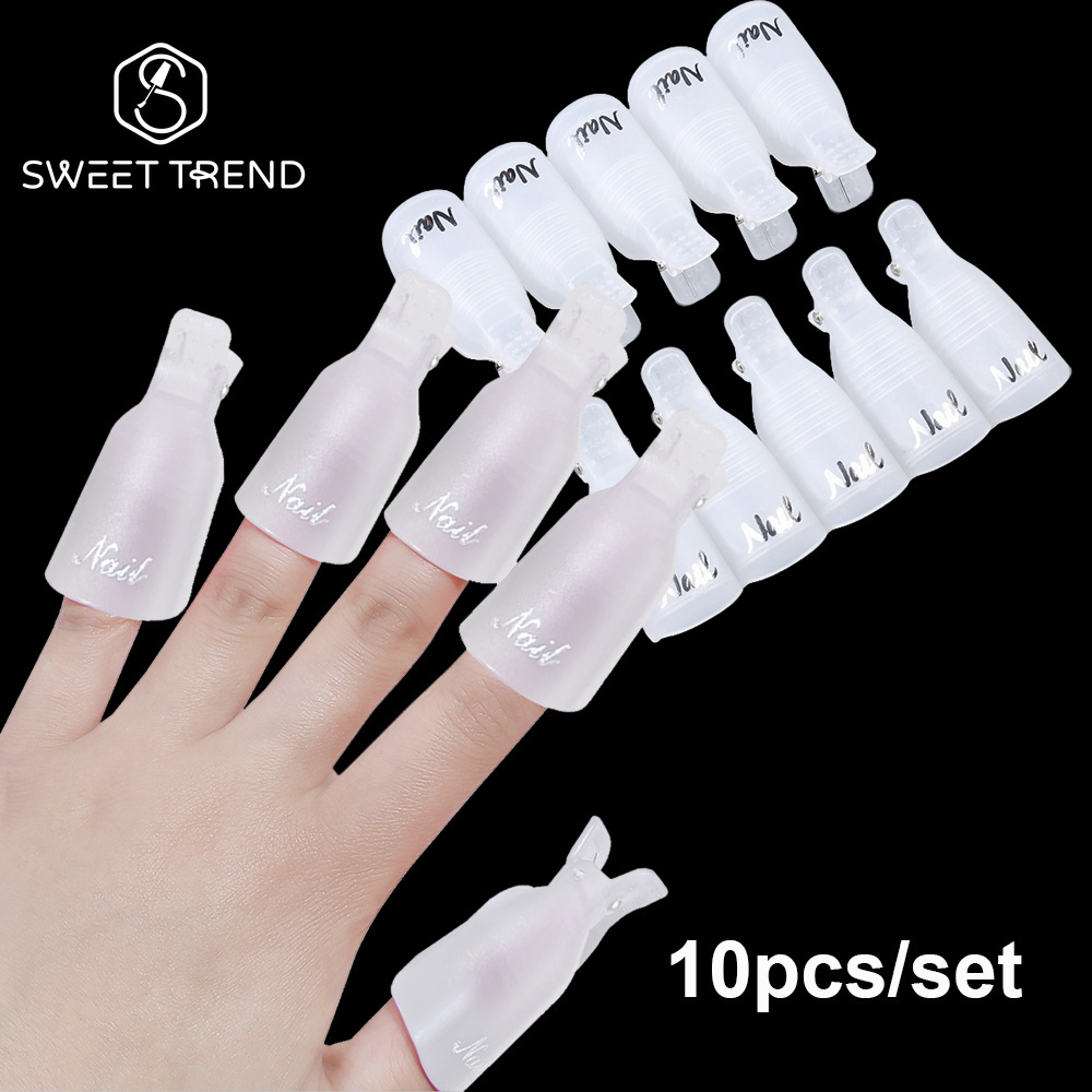 Nail Gel Polish Set - SWEET TREND-10Pcs/set Plastic Acrylic Nail Art