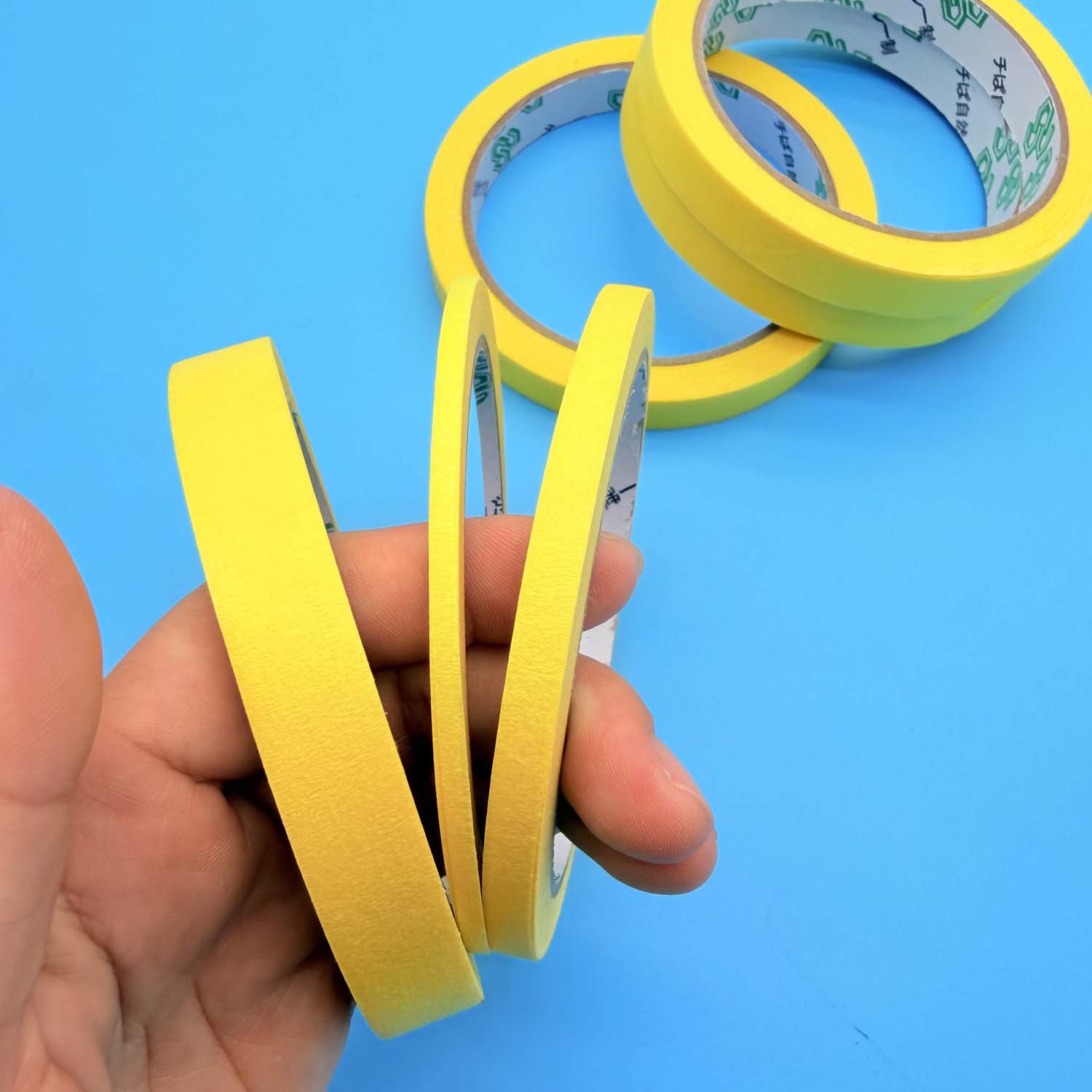 Nail Art Yellow - 3 Sizes Yellow Masking Tape -