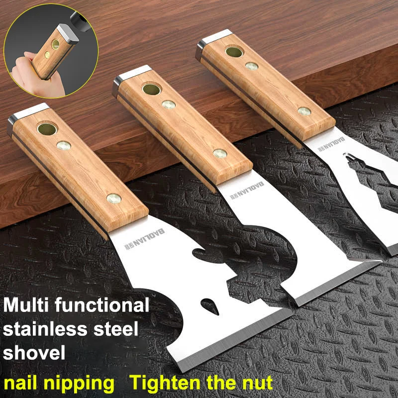 Striping Tape Nail - Stainless Steel Painter Scraper Cleaning Shovel