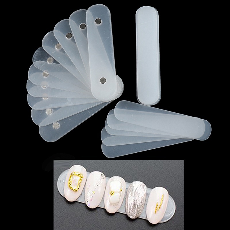 Striping Tape Nail - 10/100PCS False Nail Tips Display Stand
