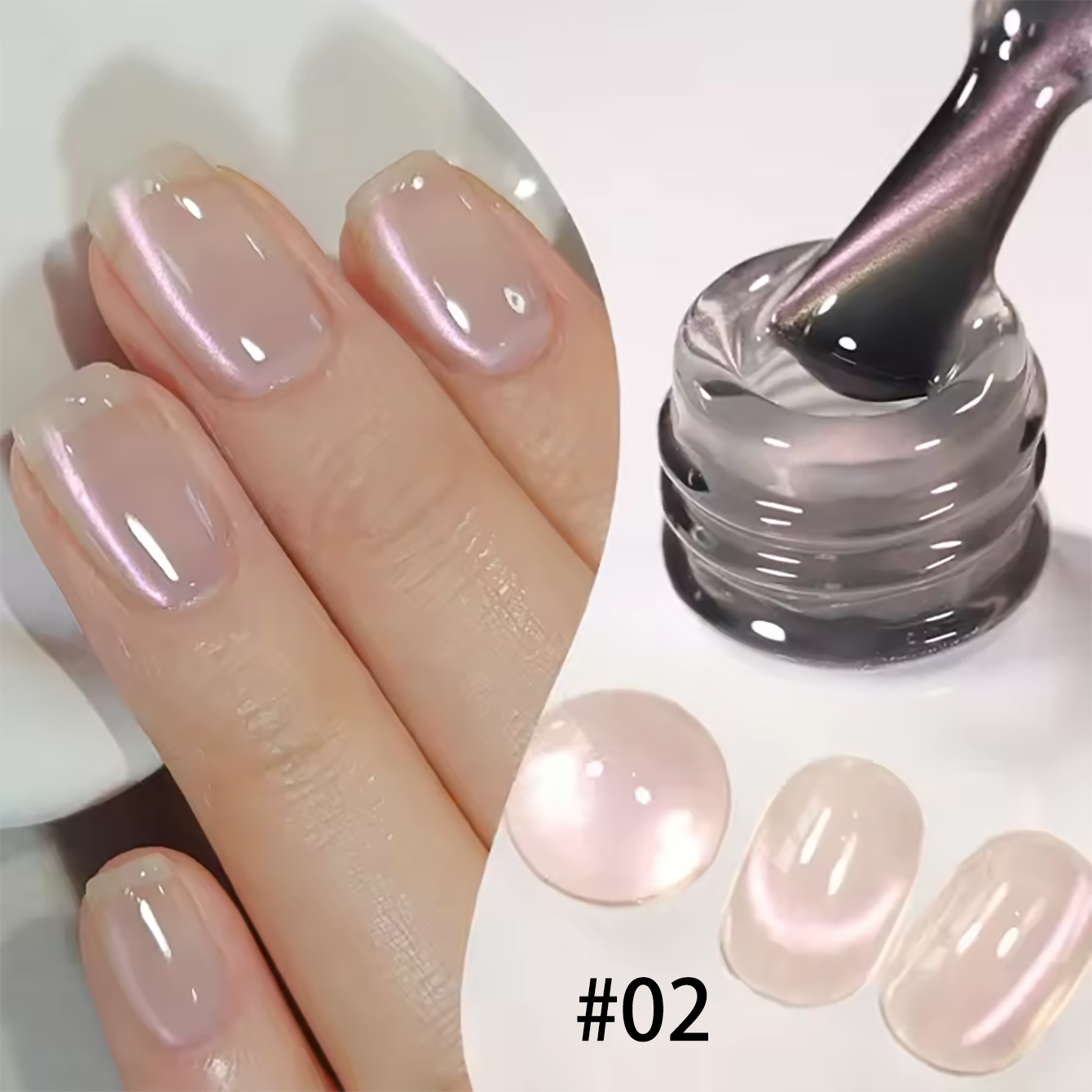 Nail Art Yellow - TC 10ML 8-Color Pink Water Light