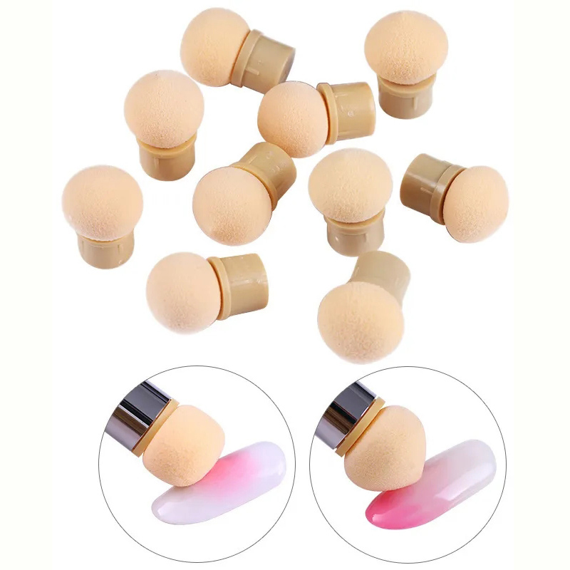 Nail Art Dotting Tool - Round Sharp Head Sponge Heads Replacement
