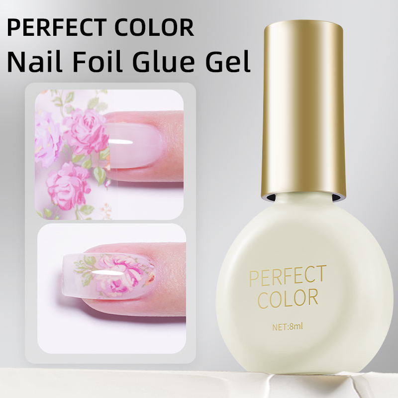 Nail Foil Transfer - PERPECT COLOR Nail Foil Glue Gel