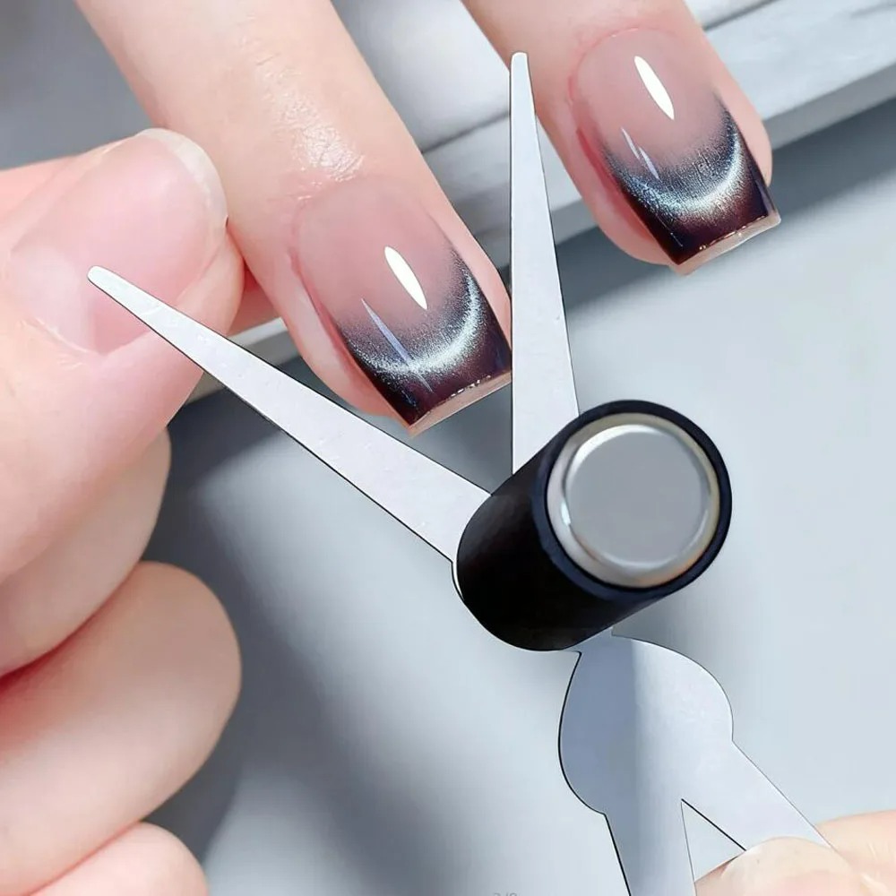 Nail Gel Polish Set - 1/2Pcs Double-Head French Nail Art Magnet