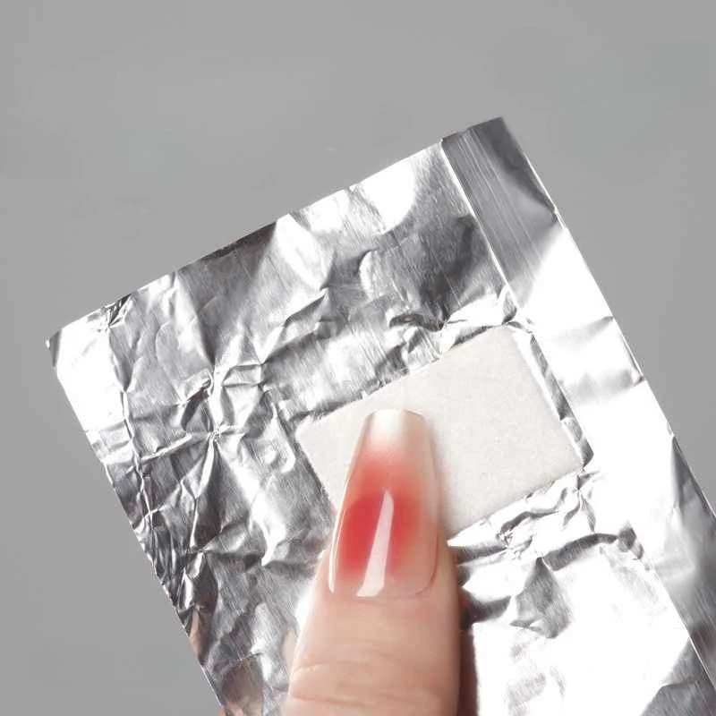 100pcs Remover Aluminum Foil N - Nail Foil Transfer ulasan dan harga