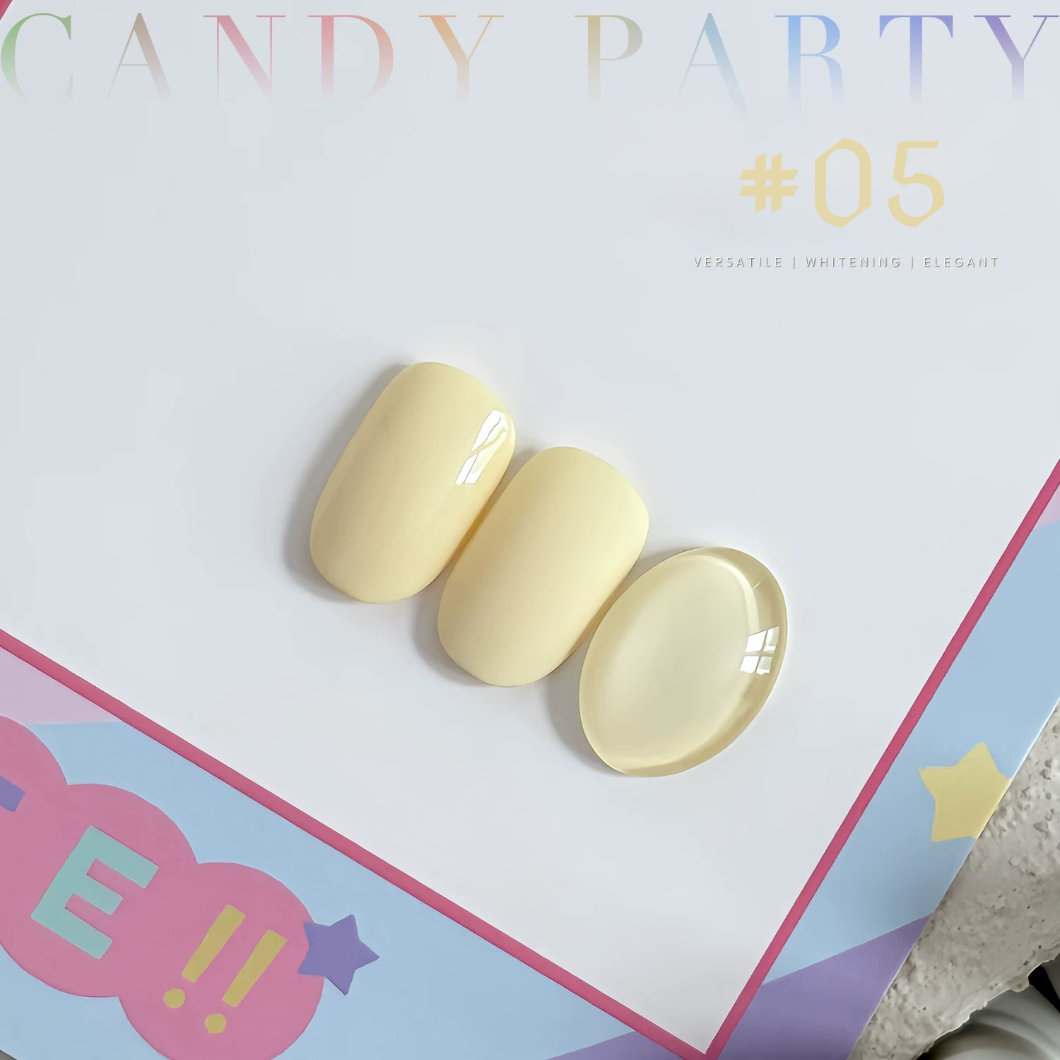 MIANEL 12ML Cute Nails Candy N - Nail Art Yellow ulasan dan harga