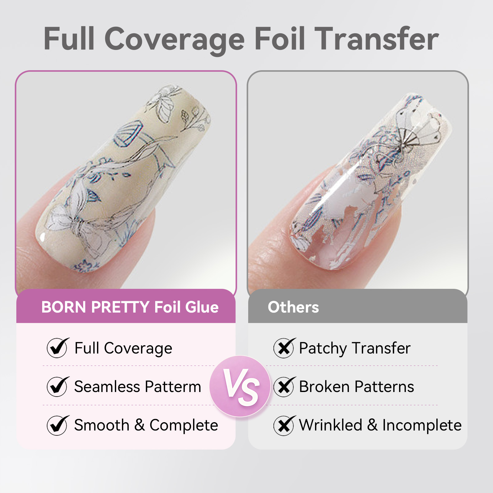 BORN PRETTY Nail Foil Glue Gel - Nail Foil Transfer ulasan dan harga