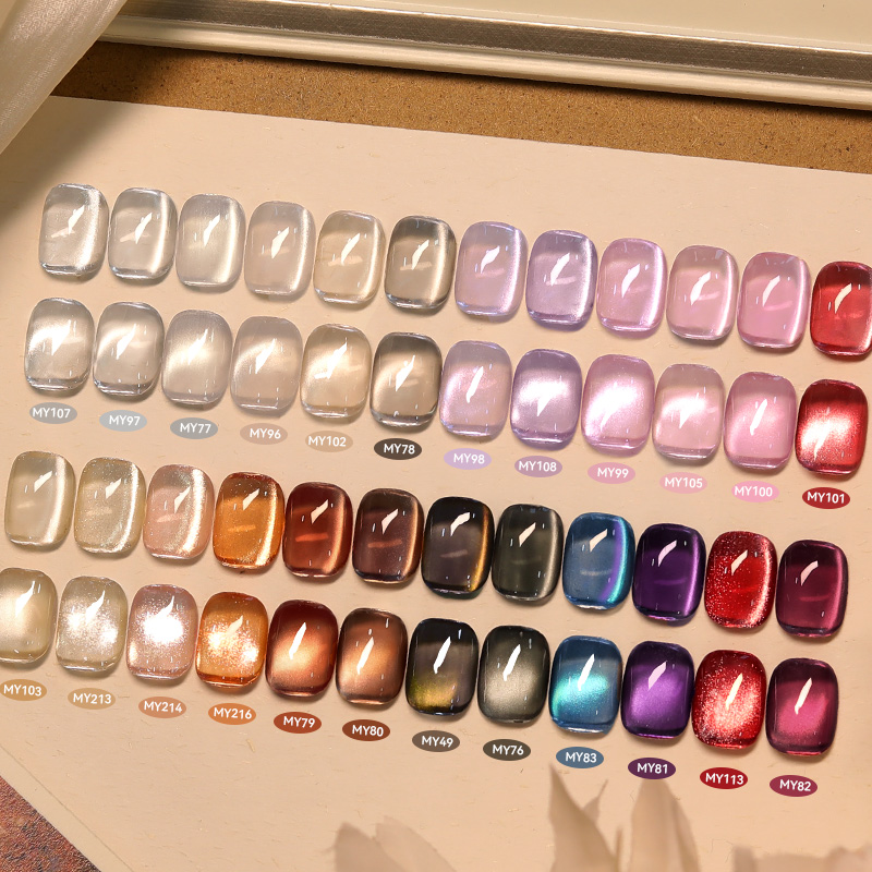 BORN PRETTY 10ml Gold Pink Gla - Nail Art Cat Eye Pink ulasan dan harga