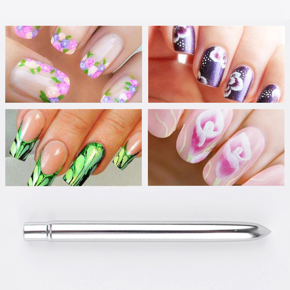 6Pcs Nail Art Brushes Set Crys - Nail Art Dotting Tool ulasan dan harga