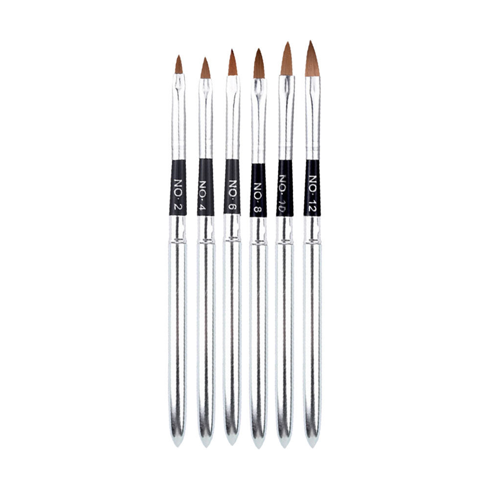 6Pcs Nail Art Brushes Set Crys - Nail Art Dotting Tool ulasan dan harga