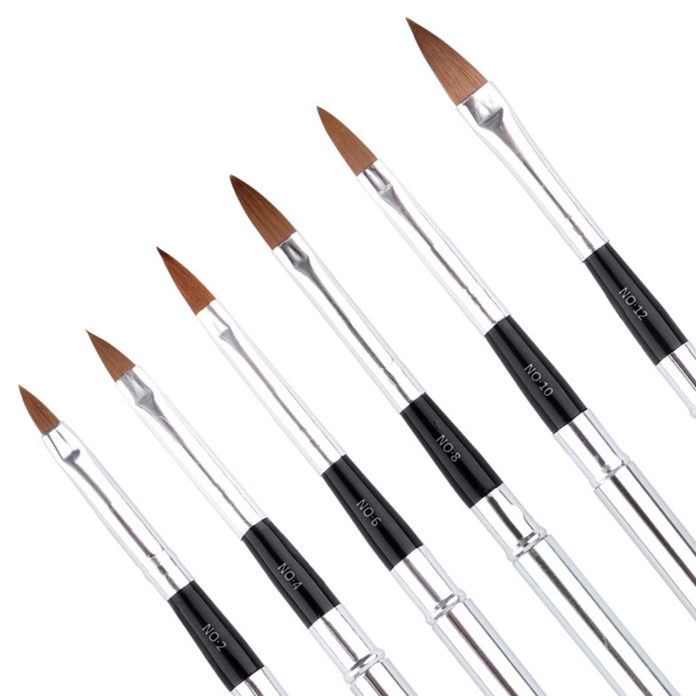 6Pcs Nail Art Brushes Set Crys - Nail Art Dotting Tool ulasan dan harga
