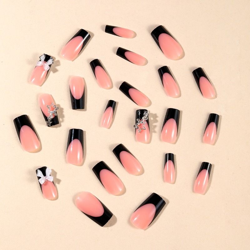 24pcs Summer Long Presss on Na - Nail Art Pink ulasan dan harga