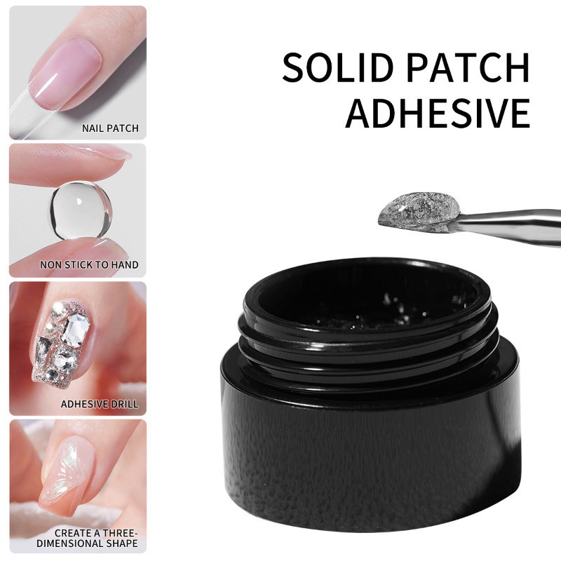 3pcs/set Solid Nail Tips Gel S - Nail Gel Polish Set ulasan dan harga