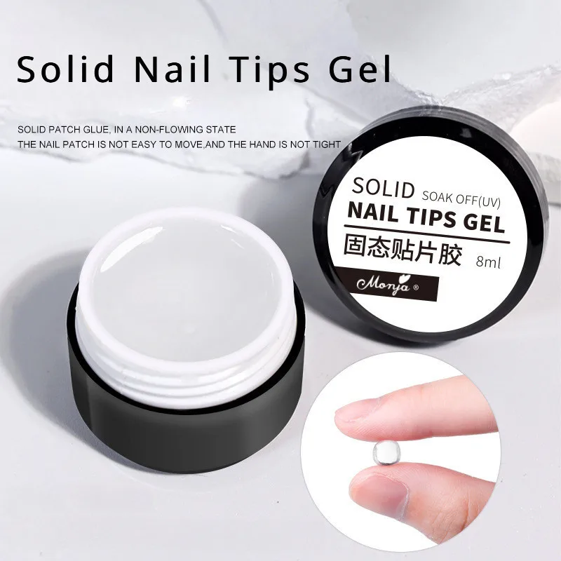 3pcs/set Solid Nail Tips Gel S - Nail Gel Polish Set ulasan dan harga
