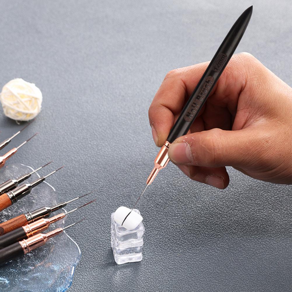 Fine Detail Nail Brush 6/9/12/ - Nail Art Dotting Tool ulasan dan harga