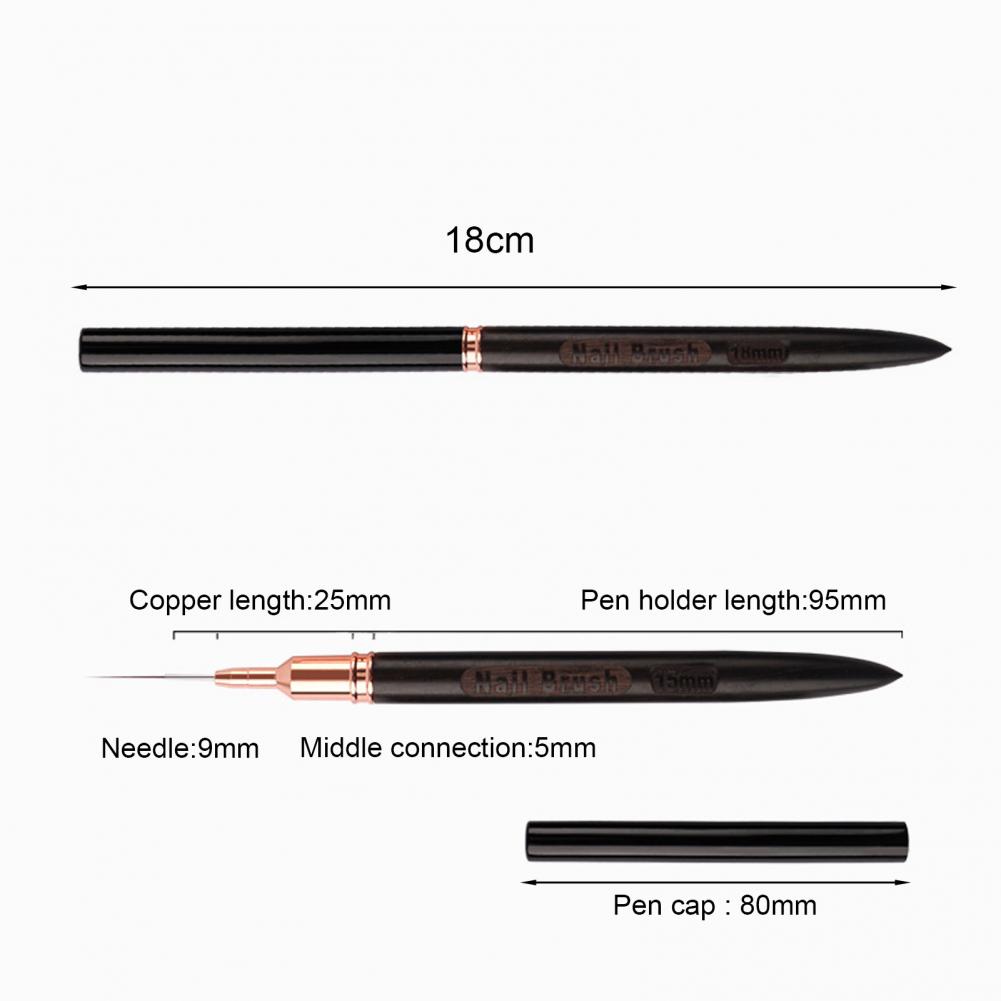 Fine Detail Nail Brush 6/9/12/ - Nail Art Dotting Tool ulasan dan harga