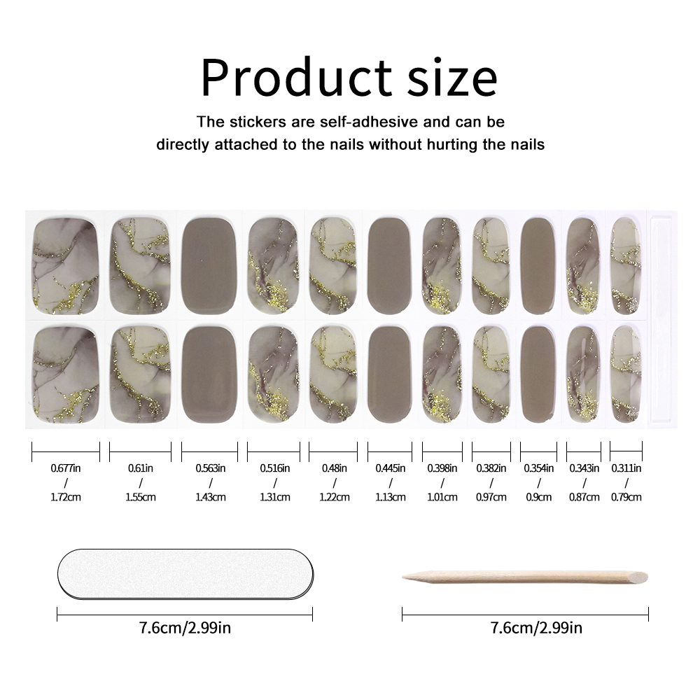 UV FREE Fully Cured Gel Nail S - Striping Tape Nail ulasan dan harga