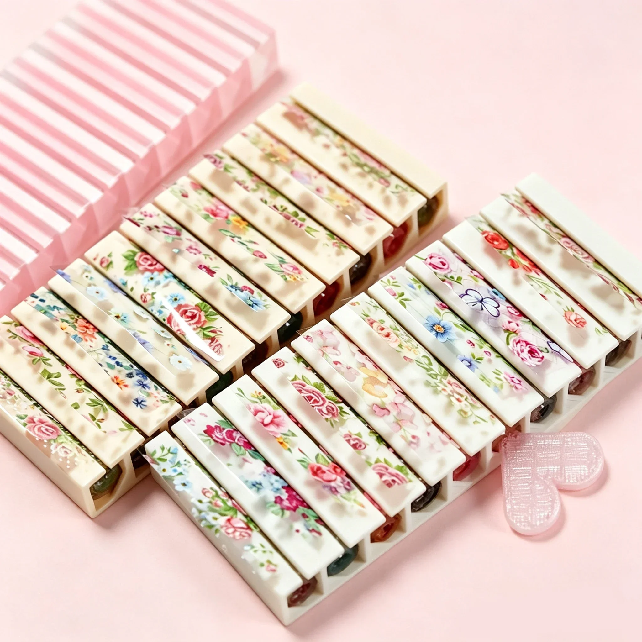Portable 10-Grid Nail Starry F - Nail Foil Transfer ulasan dan harga