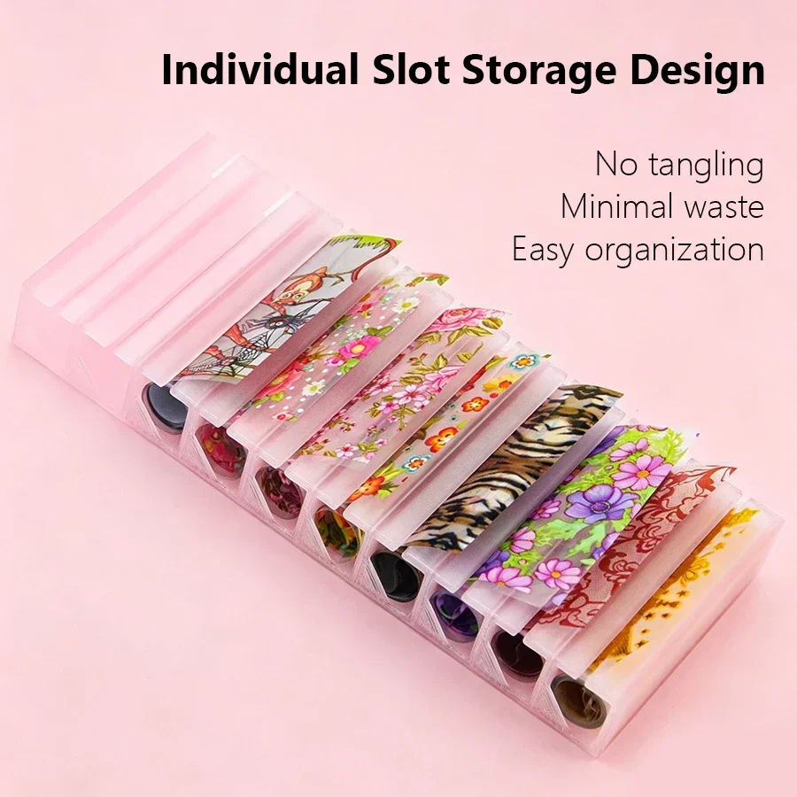 Portable 10-Grid Nail Starry F - Nail Foil Transfer ulasan dan harga
