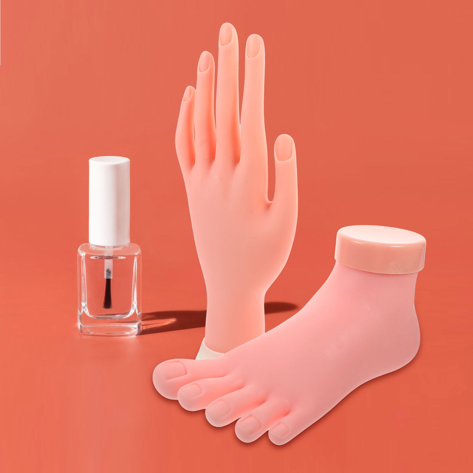2Pcs Manicure Training Fake Ha - Nail Art Fake Nails ulasan dan harga