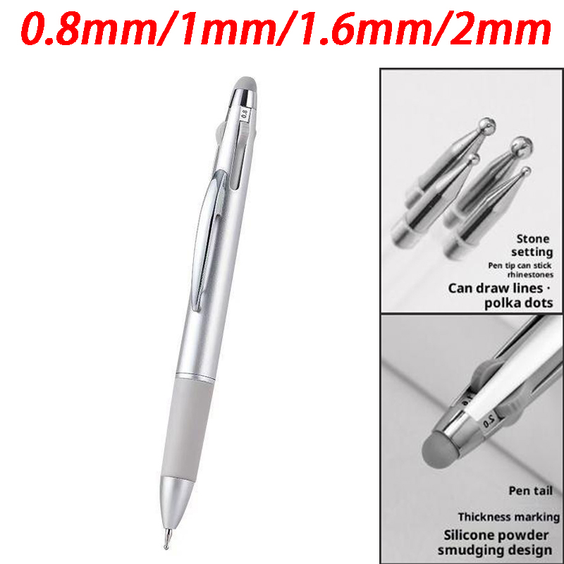 4in1 0.8/1.0/1.6/2.0mm Nail Do - Nail Art Dotting Tool ulasan dan harga