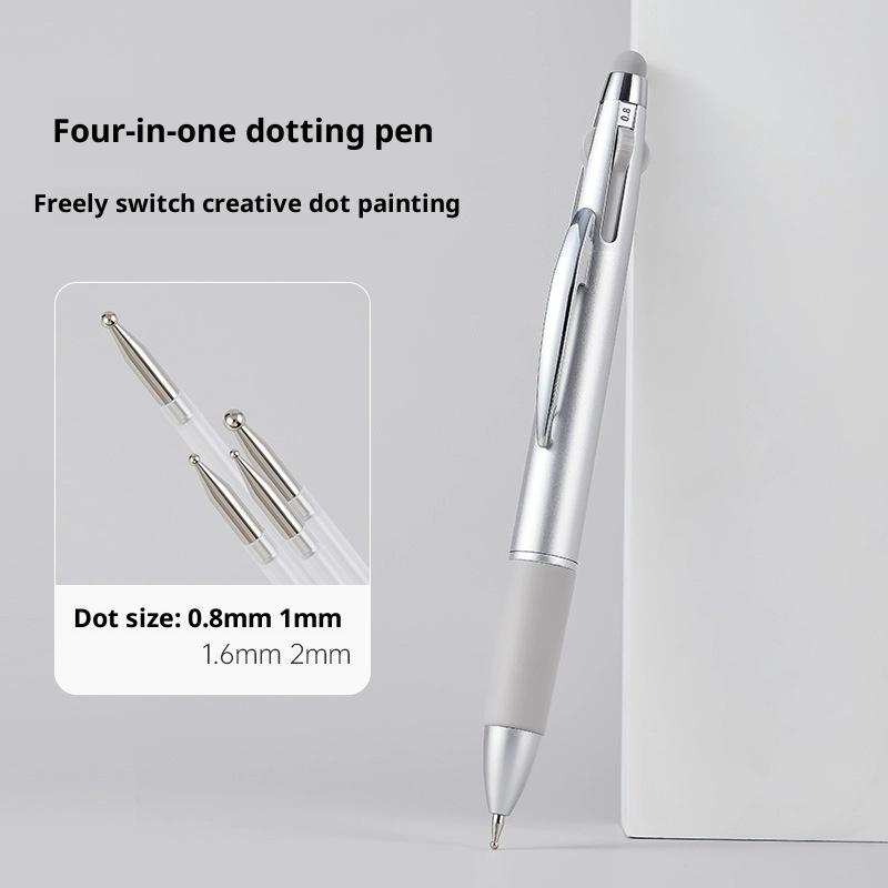 4in1 0.8/1.0/1.6/2.0mm Nail Do - Nail Art Dotting Tool ulasan dan harga