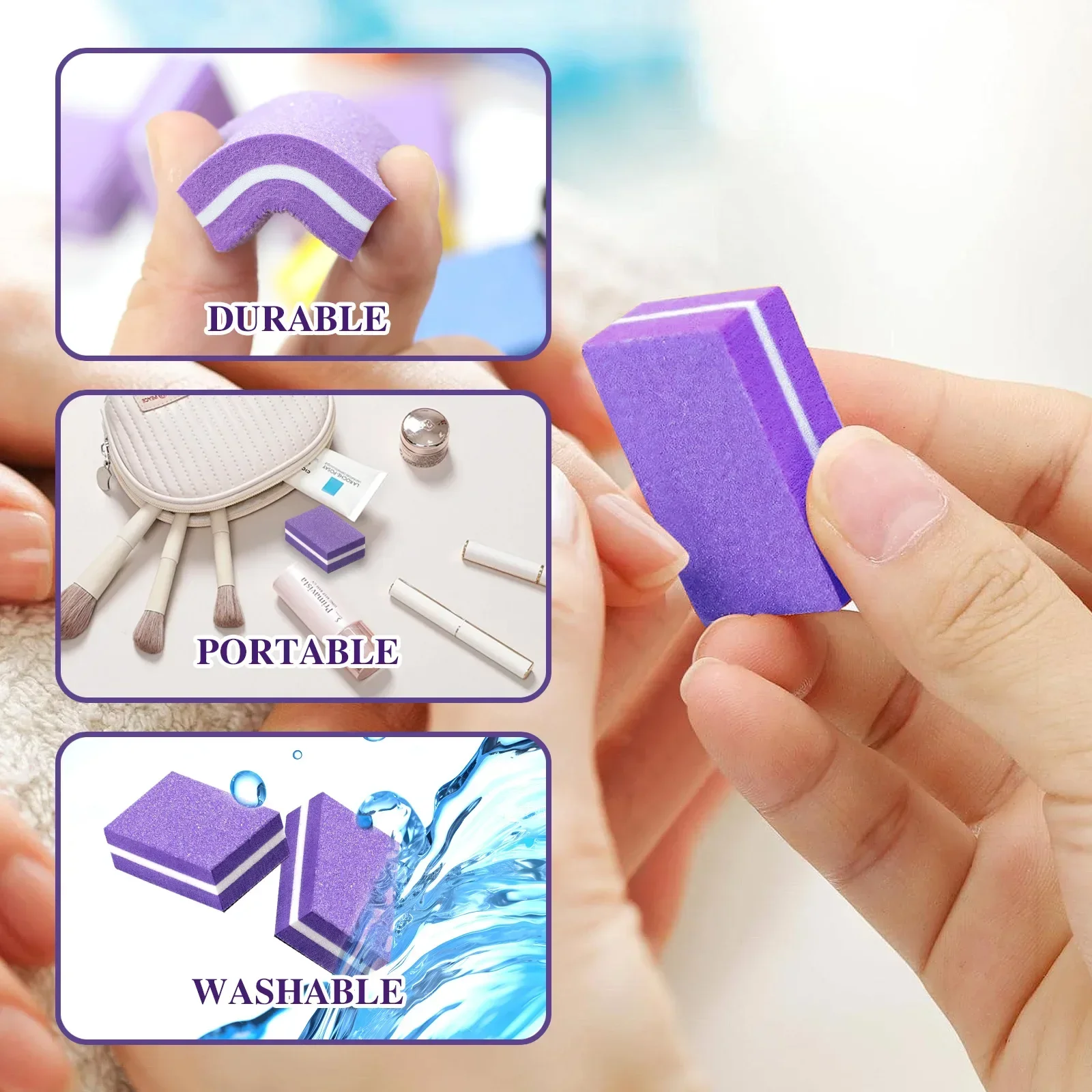 50/20/10 Mini Nail File Blocks - Nail Art Pinterest ulasan dan harga
