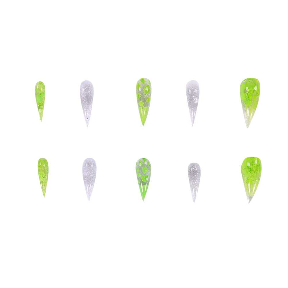 Fantasy Alicent Cosplay Nail S - Nail Art Fake Nails ulasan dan harga