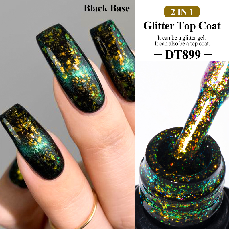 MEET ACROSS 7ml Sparkly Glitte - Nail Foil Transfer ulasan dan harga