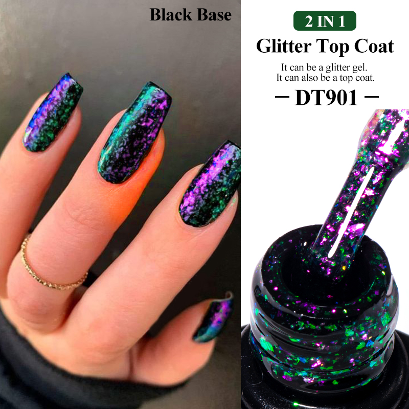 MEET ACROSS 7ml Sparkly Glitte - Nail Foil Transfer ulasan dan harga