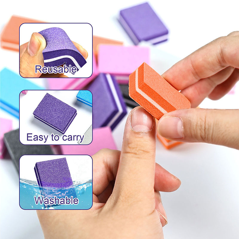10/50pcs Mini Nails Art Buffer - Nail Art Pinterest ulasan dan harga