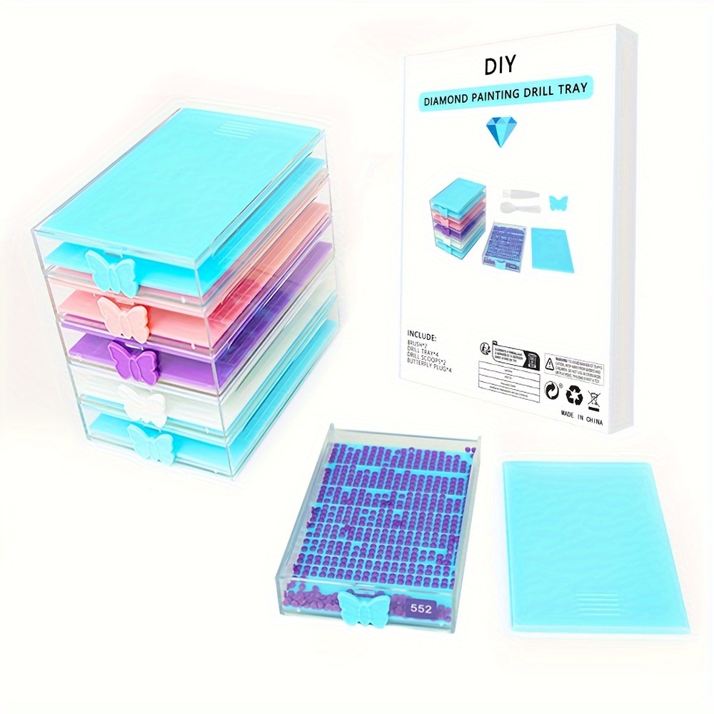 4pcs/Box Diamond Painting Tool - Nail Art Painting ulasan dan harga