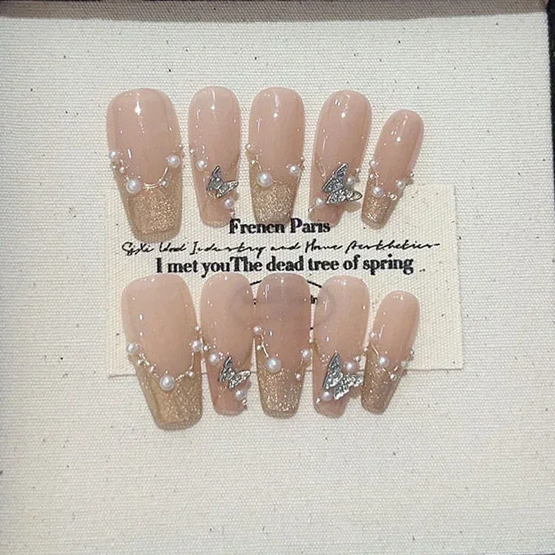 10pcs Cute Handmade Cat Eye Po - Nail Art Cat Eye Pink ulasan dan harga