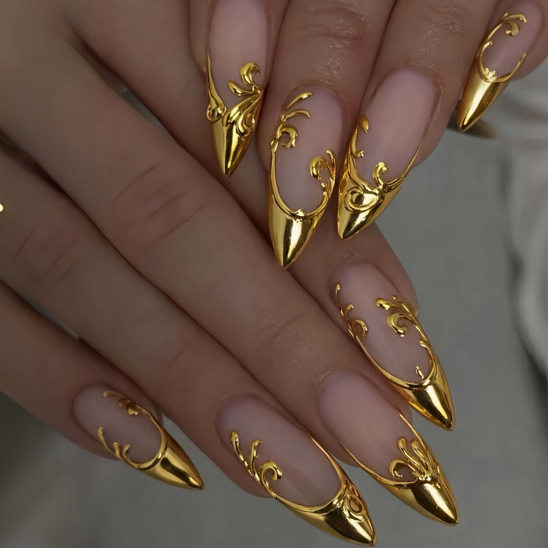 3D fake nails for women girls  - Nail Art Fake Nails ulasan dan harga