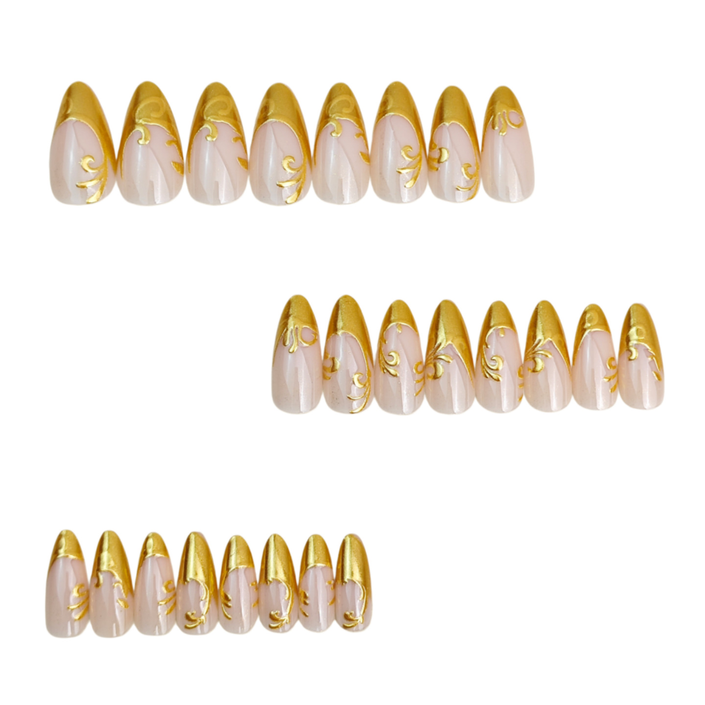 3D fake nails for women girls  - Nail Art Fake Nails ulasan dan harga