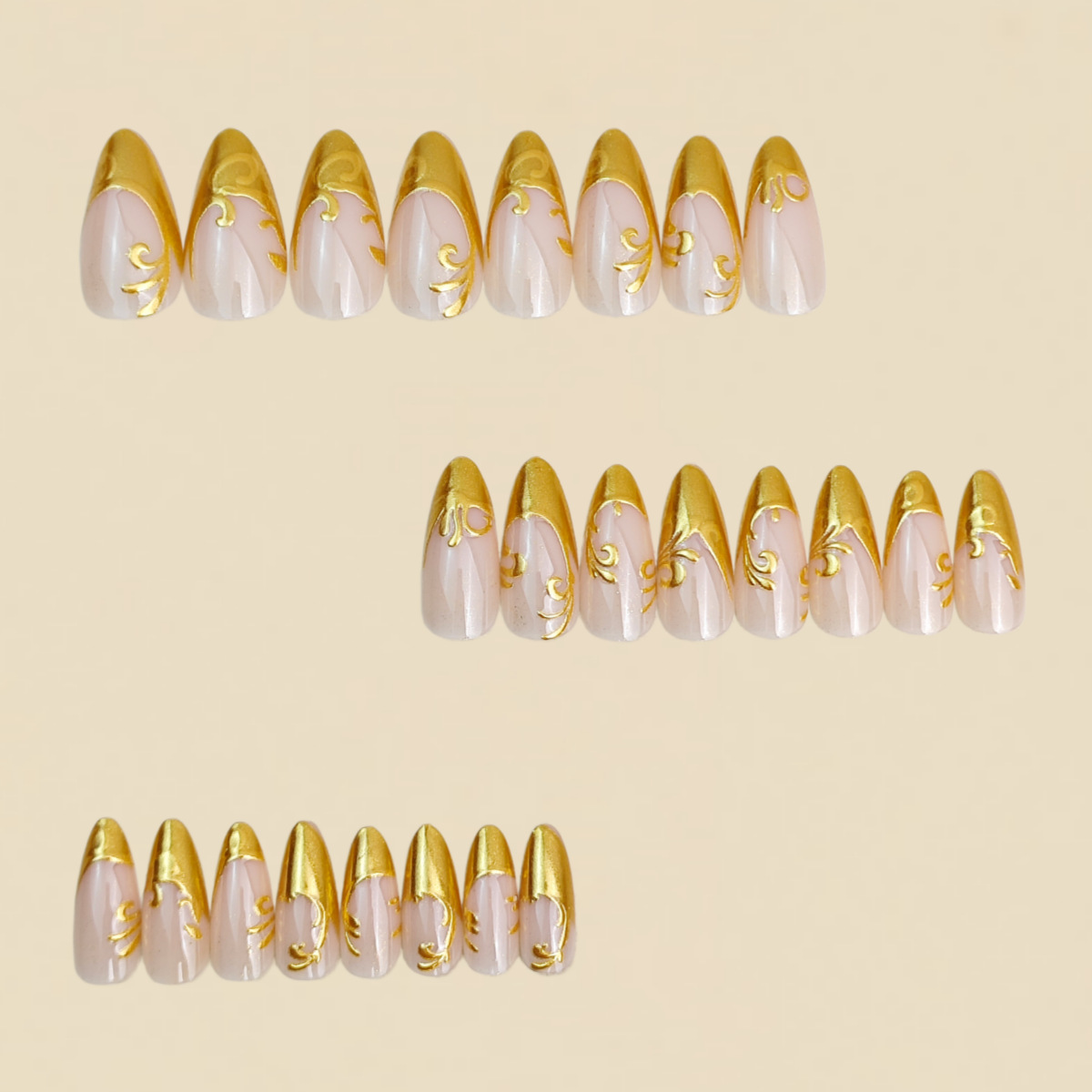 3D fake nails for women girls  - Nail Art Fake Nails ulasan dan harga