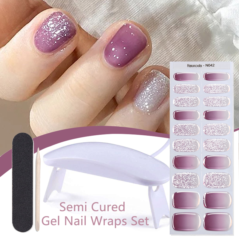 Harunouta 4pcs/set Gradient Je - Striping Tape Nail ulasan dan harga