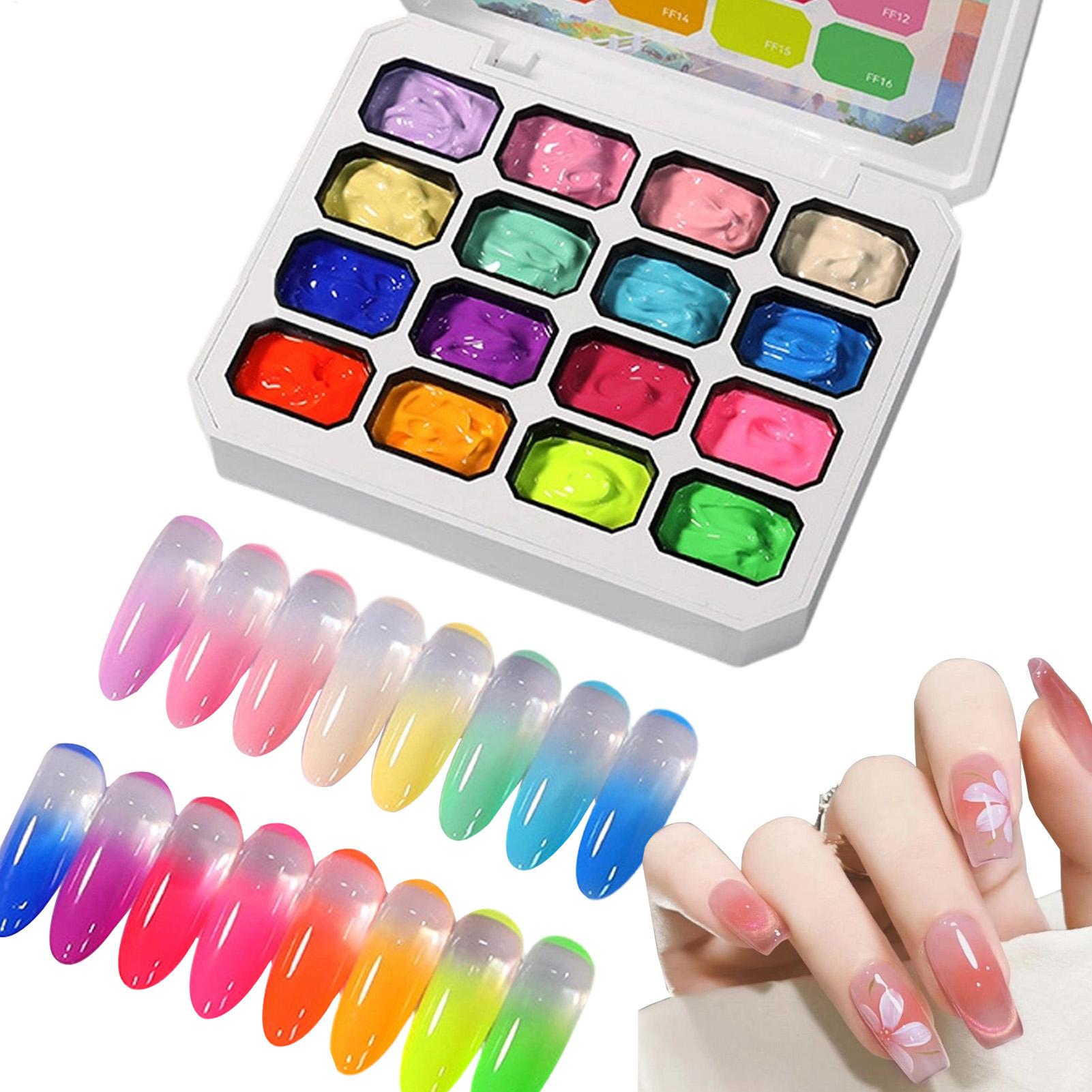Gel Nail Polish Set 16 Colors  - Nail Gel Polish Set ulasan dan harga