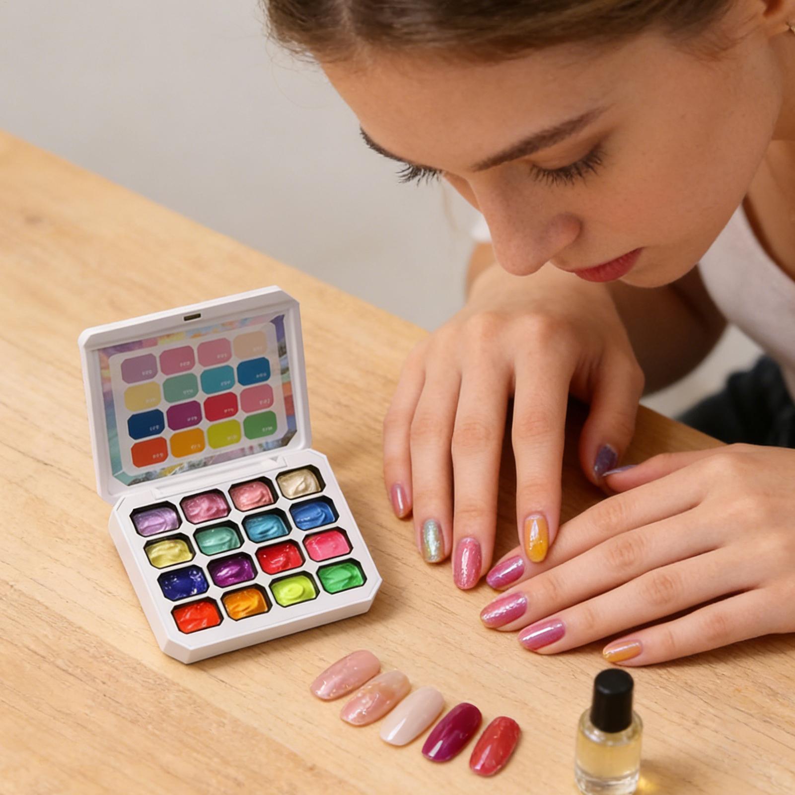 Gel Nail Polish Set 16 Colors  - Nail Gel Polish Set ulasan dan harga