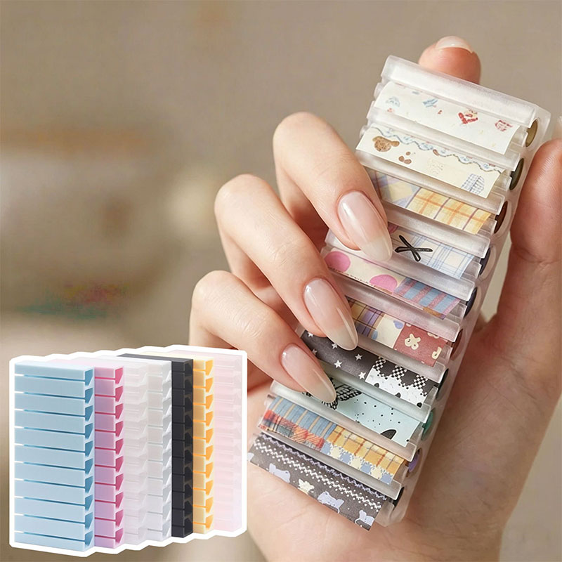 3pcs Nail Foils Gradient Trans - Nail Foil Transfer ulasan dan harga