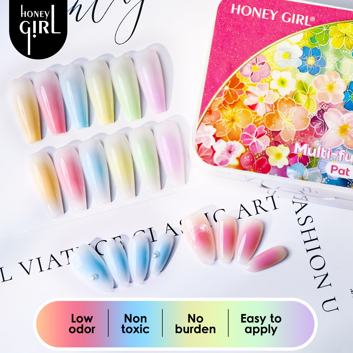 6 Colors Air Cushion Patting G - Nail Gel Polish Set ulasan dan harga
