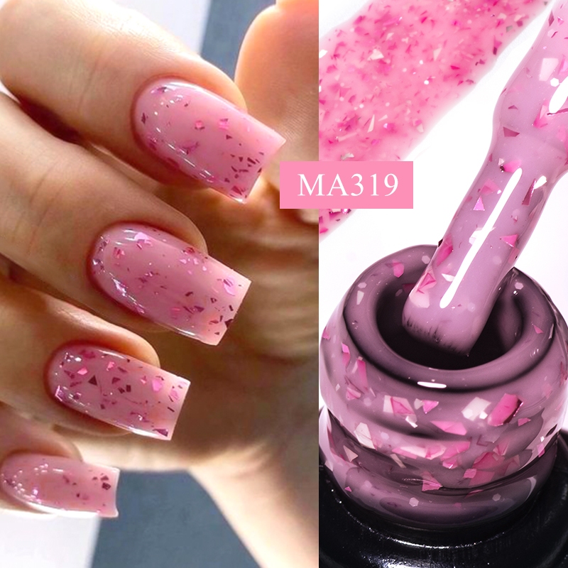 MEET ACROSS 7ml Pink Glitter R - Nail Foil Transfer ulasan dan harga
