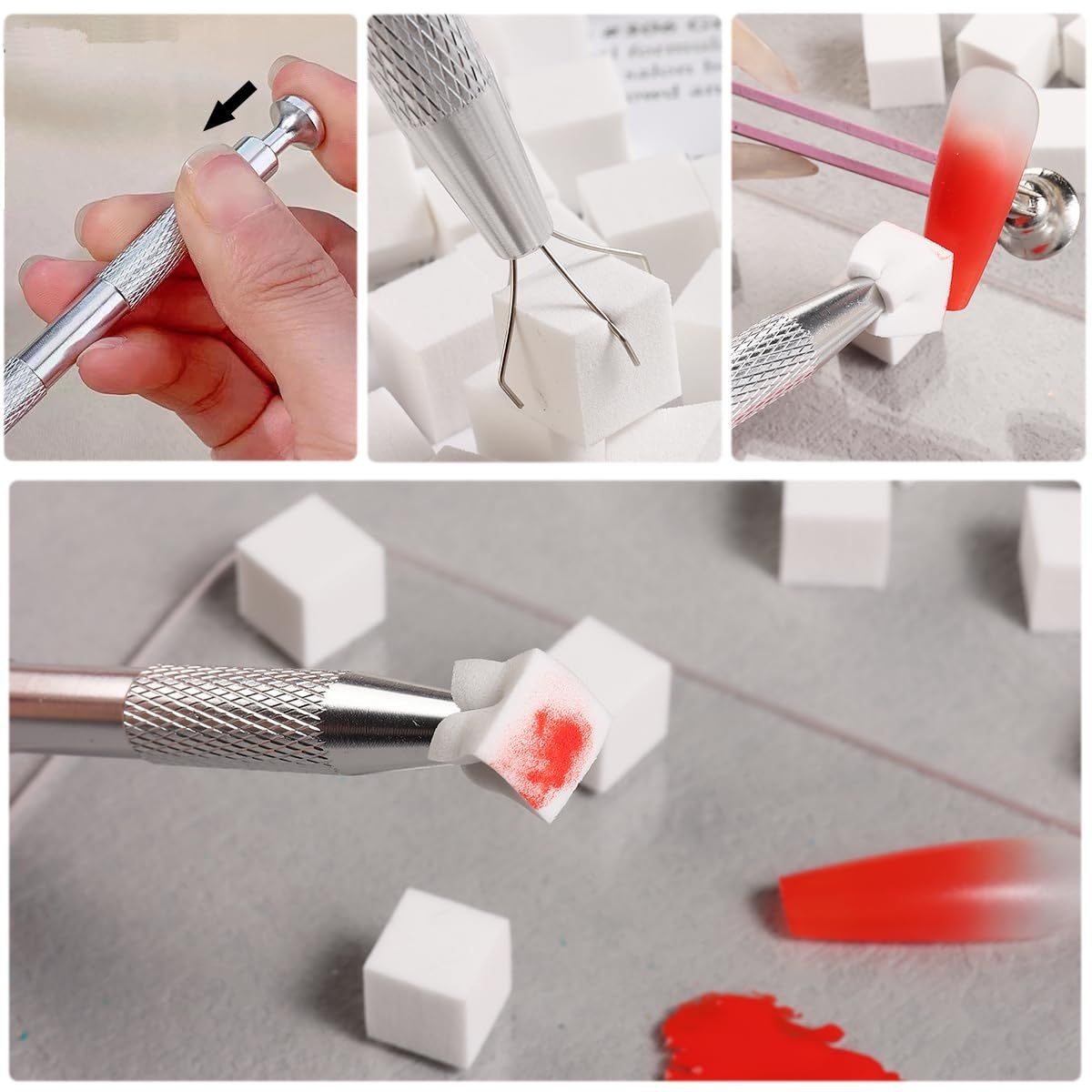 1/50/100Pcs Square Nail Art Sp - Nail Art Pinterest ulasan dan harga