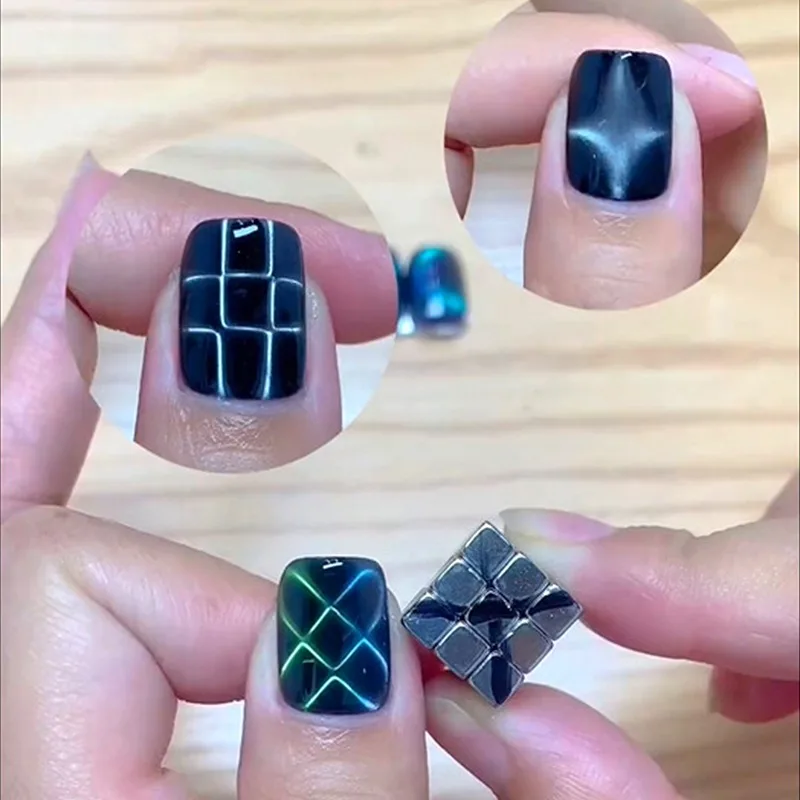 27pcs Cat Eye Magnet Cube for  - Striping Tape Nail ulasan dan harga