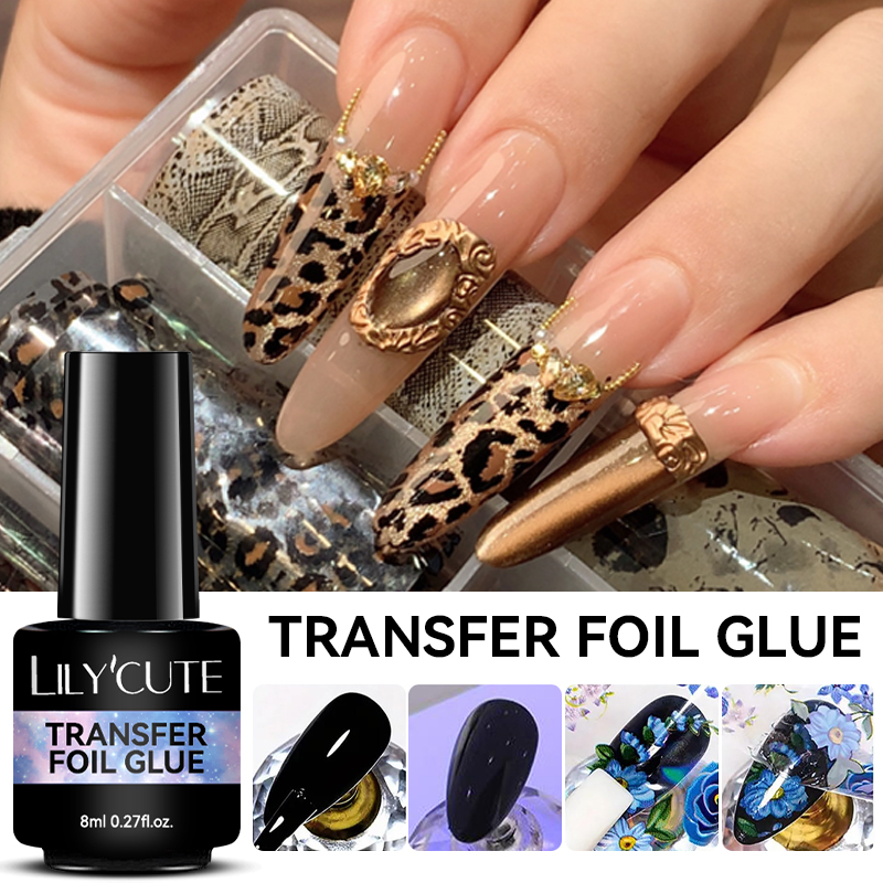 LILYCUTE 8ML Transfer Foil Glu - Nail Foil Transfer ulasan dan harga