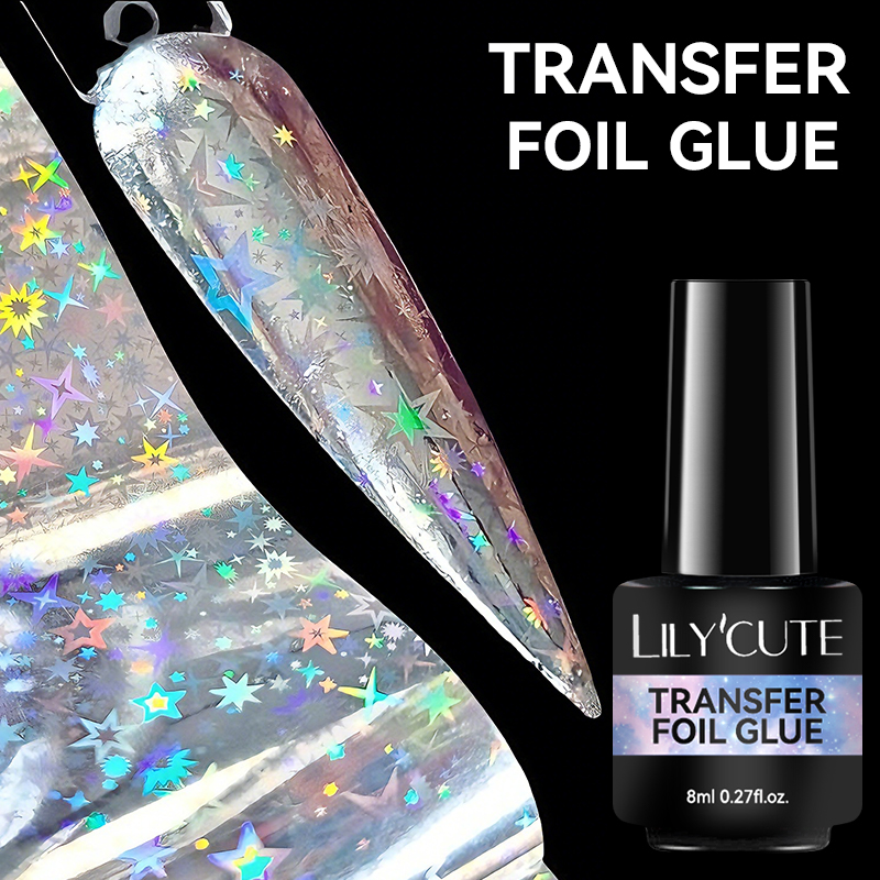 LILYCUTE 8ML Transfer Foil Glu - Nail Foil Transfer ulasan dan harga