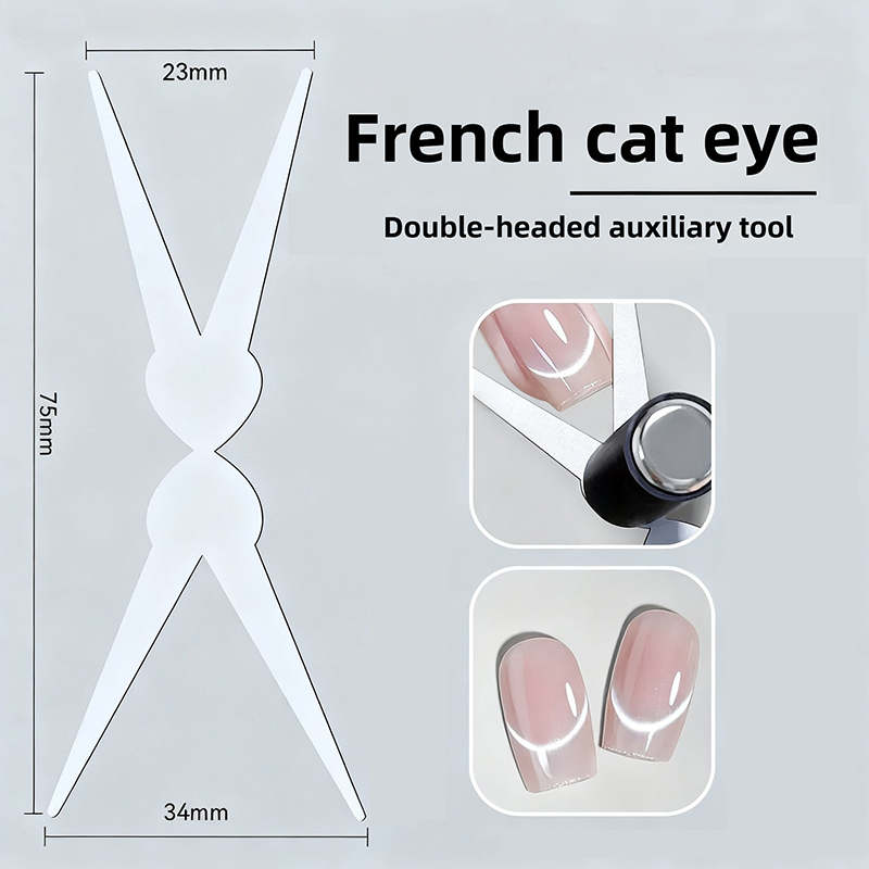 French Cat Eye Nail Magnet Dou - Nail Gel Polish Set ulasan dan harga