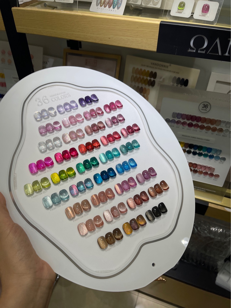 2026 U Omeei 36 Colors Cat Eye - Nail Gel Polish Set ulasan dan harga