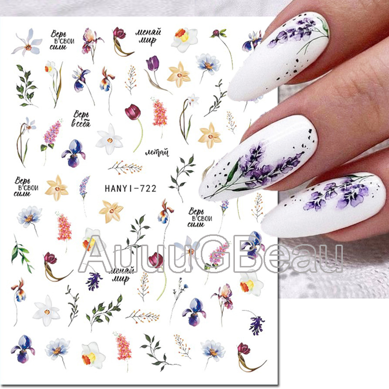 3d Nail Art Decals Summer Nuan - Nail Art Yellow ulasan dan harga